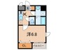 ＫＯＮＴＩ松野 1Rの間取り