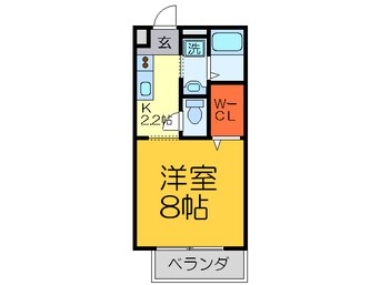 間取図 プラサ－ト小阪