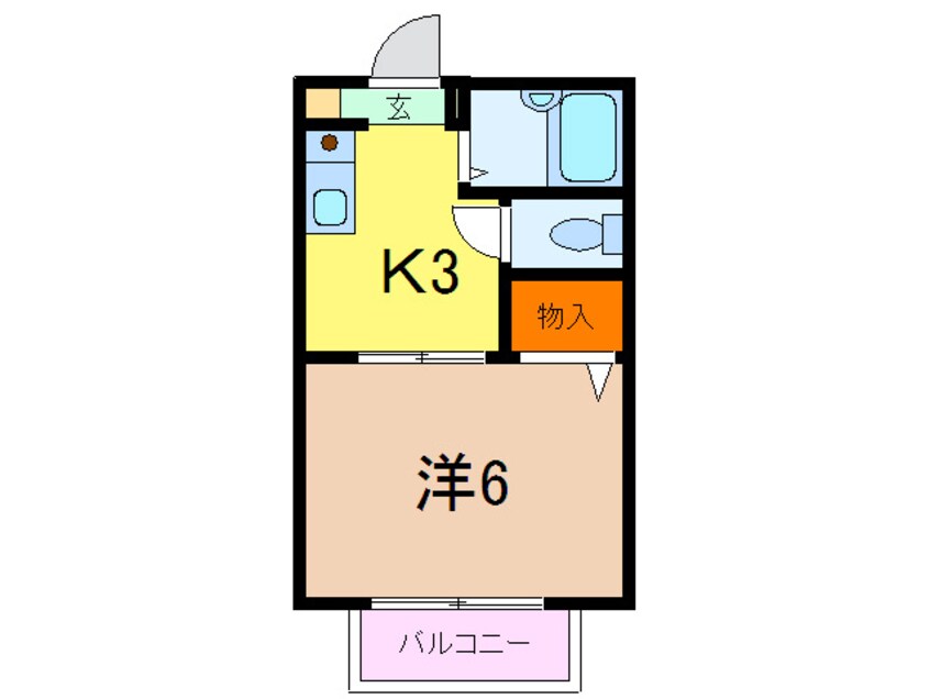 間取図 ヴィラ－ジュ甲南山手