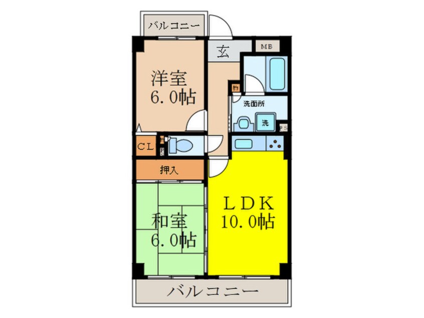 間取図 ベリオ明誠