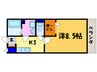 ＵＮＯ　ＨＯＵＳＥ 1Kの間取り