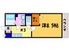 ＵＮＯ　ＨＯＵＳＥ 1Kの間取り