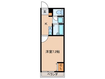 間取図 スタンドアップ錦町