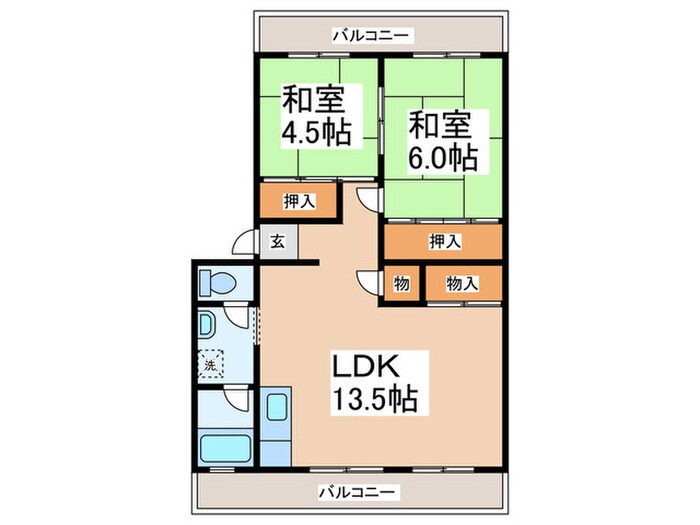 間取り図 前川ハイツ