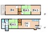 北石切町7-5戸建 4DKの間取り