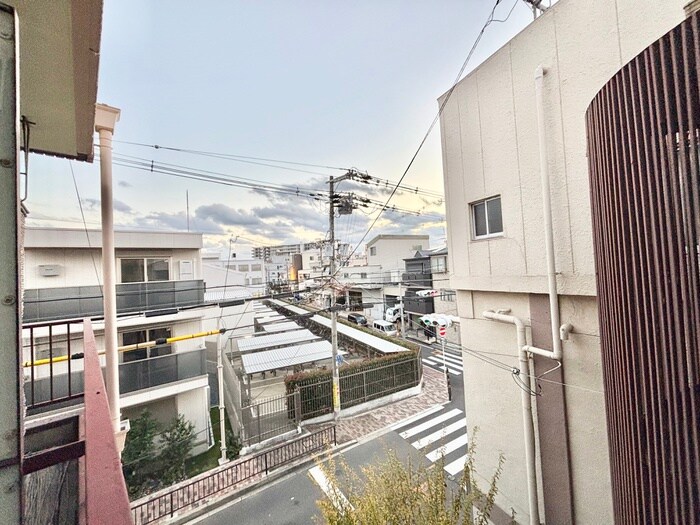 室内からの展望 柳町マンション