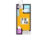 ヒルズ深阪 1Rの間取り