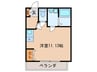 グランシャリオ 1Rの間取り
