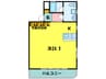 Ｒｚ　Ｖｉｌｌａｇｅ　Ｓ棟 1Rの間取り