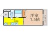 MJハイツ明野町 1Kの間取り