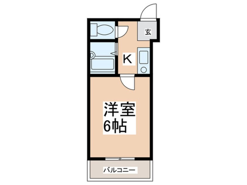 間取図 エクラ難波南