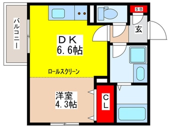 間取図 ALEGRIA長瀬North