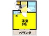 アル・ヴィラージュ 1Rの間取り