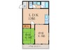 蒼テラス桃山城Ⅱ 2LDKの間取り