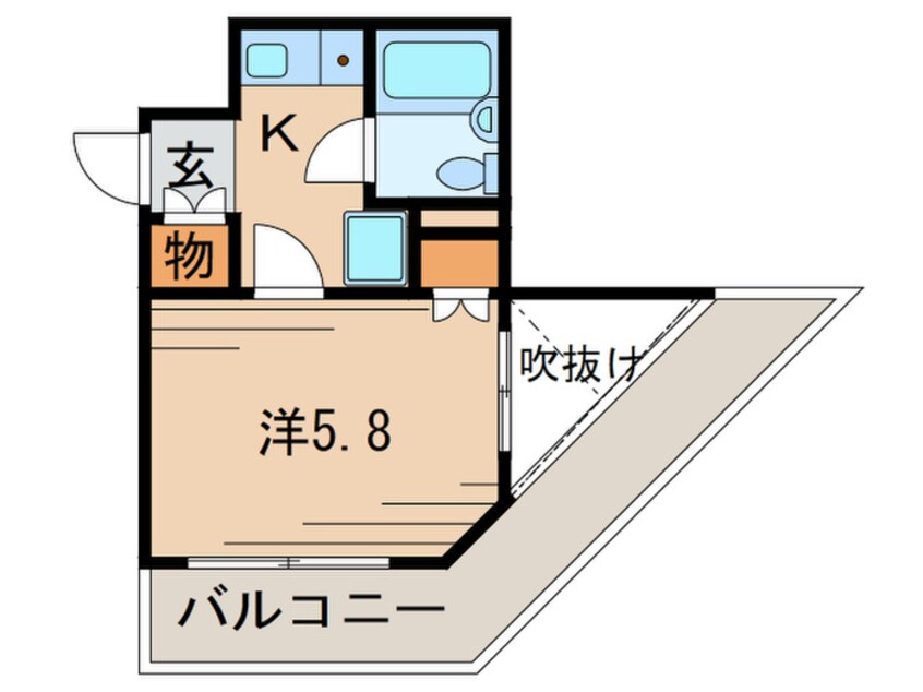 間取図 ＭＡＩＮＳＴＡＧＥ武庫川