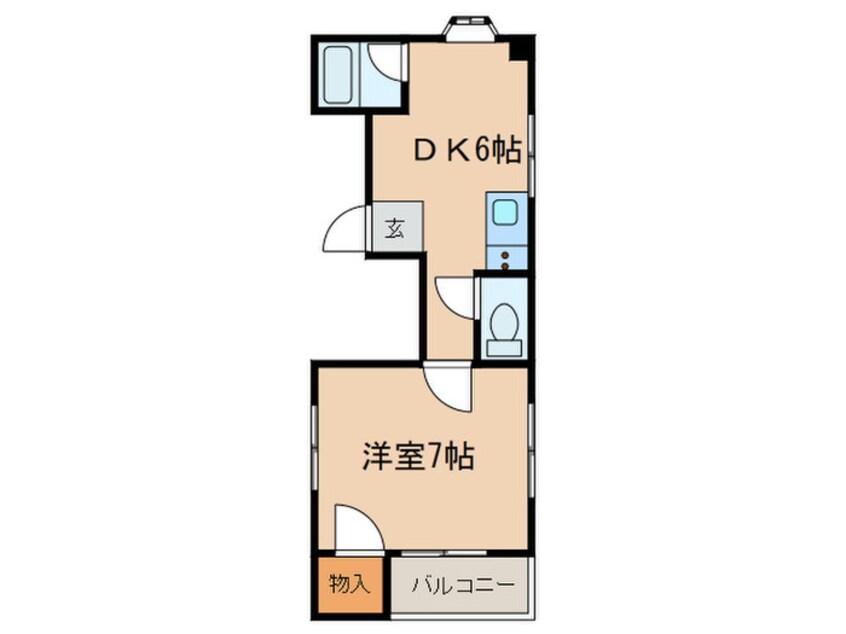 間取図 若松マンション