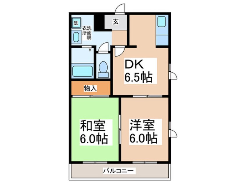 間取図 グレース鳳