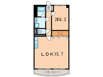 間取図 芦屋サウスマンション