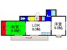 鹿島マンション 2LDKの間取り