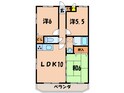 エトワ－ルショウの間取図