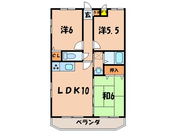 間取図 エトワ－ルショウ