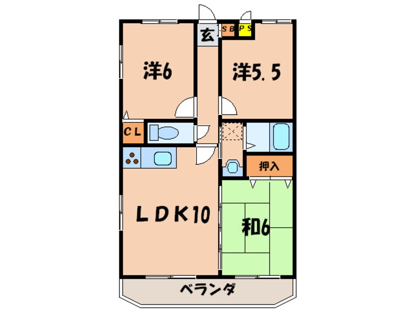 間取図 エトワ－ルショウ