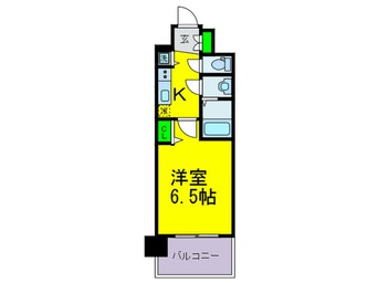 間取図 ﾌﾟﾚｻﾝｽ四天王寺前夕陽丘(308)