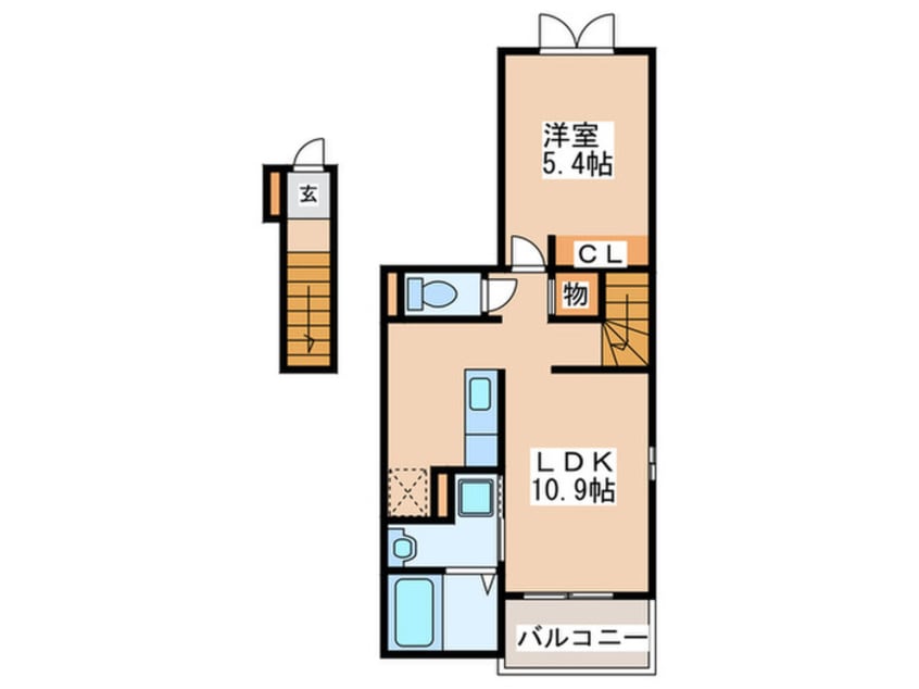 間取図 ジャルディーノ