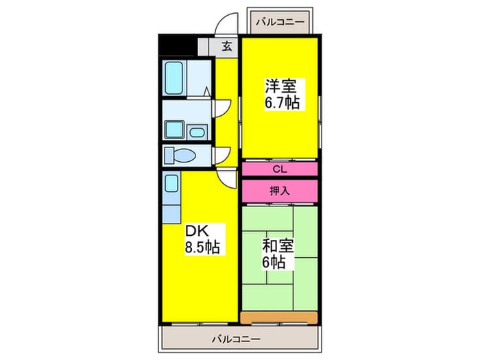 間取り図 ファミーユ出戸