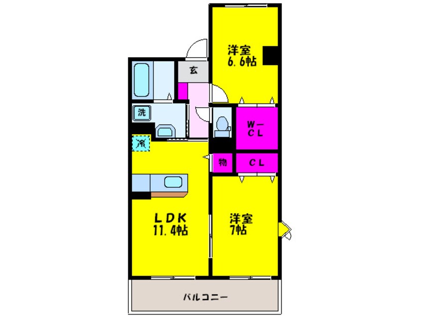 間取図 ベルアビタシオン