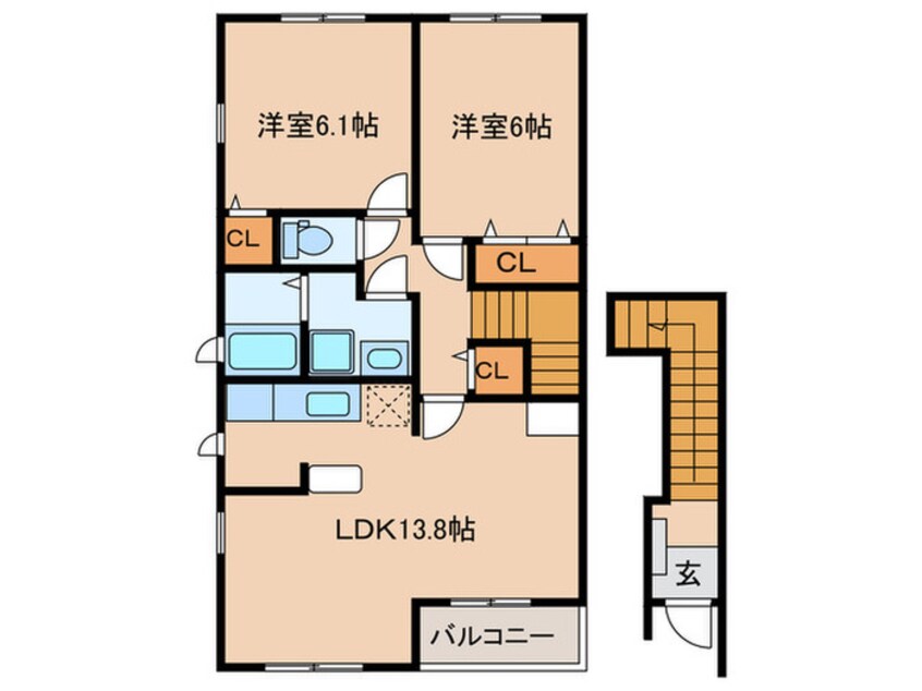 間取図 サニ－ストリ－ト