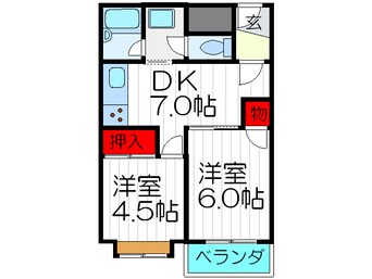 間取図 ウエストプラザ