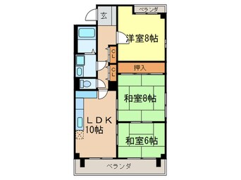 間取図 プラザ晴明館