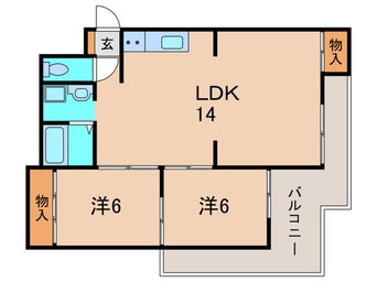 間取図 サクラヒルズ伊丹