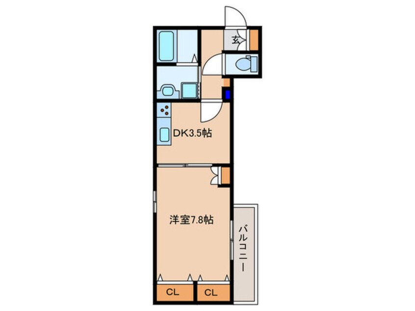 間取図 仮)都島区中野町へーベルメゾン