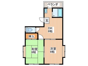 間取図 ロイヤルハイム大成