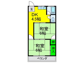 間取図 マンション平岡