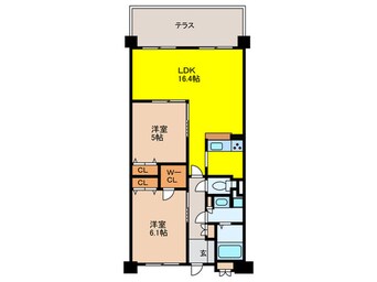 間取図 ラ・メゾンＭＳⅢ