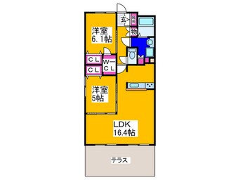 間取図 ラ・メゾンＭＳⅢ