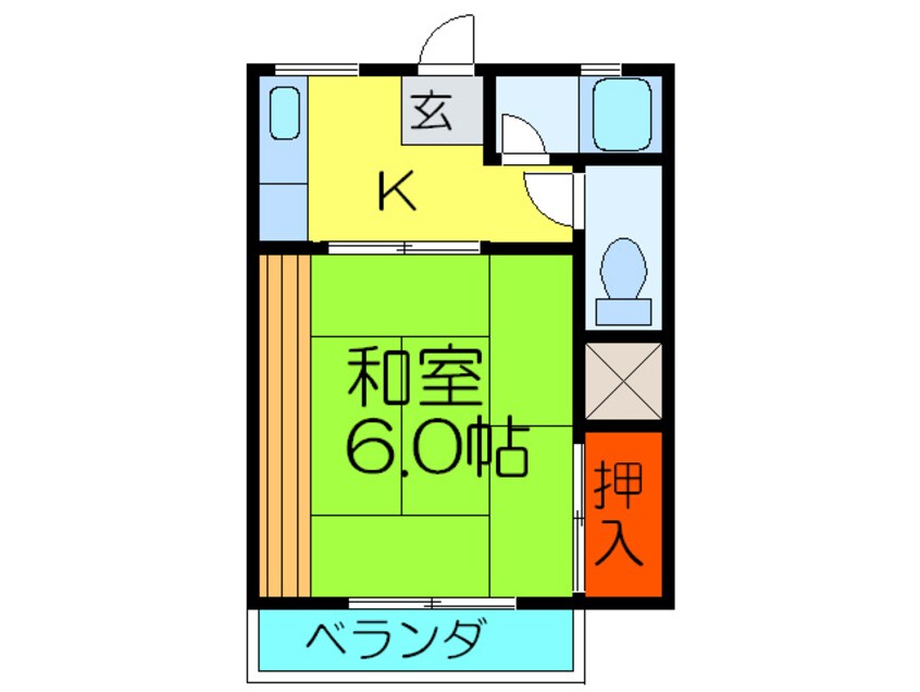 間取図 ドミール藤