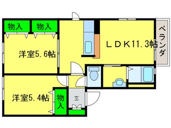 間取図 ボンヌシャンス