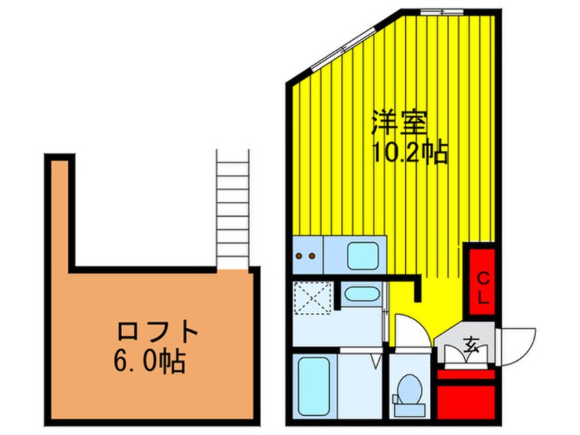 間取図 梅園町テラスハウス