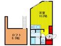 梅園町テラスハウスの間取図