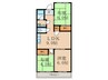 マンションにぎわい 3LDKの間取り