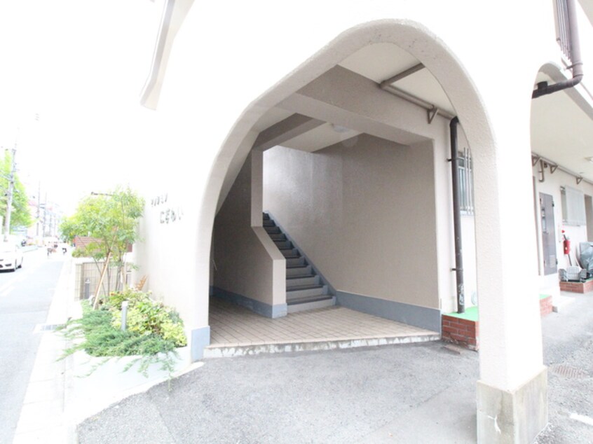 エントランス部分 マンションにぎわい