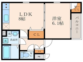 間取図 ゼニス北城内