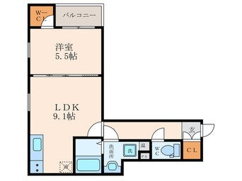 間取図 ゼニス北城内