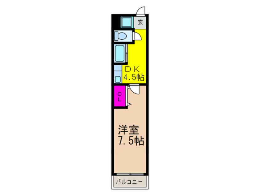 間取図 ステュディオＹＵＲＩ