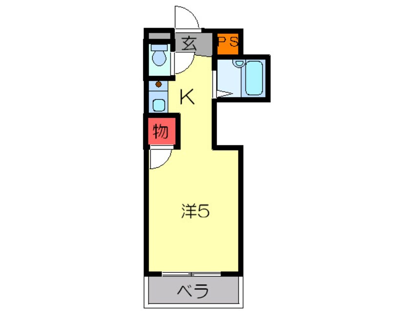 間取図 イ－ストマンションムラオ