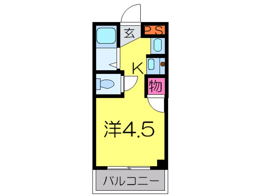 間取図 イ－ストマンションムラオ